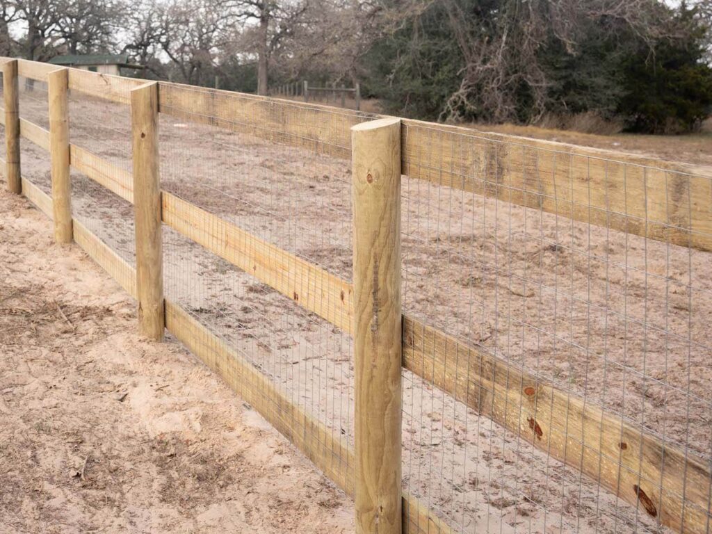 wood farm fence oklahoma city