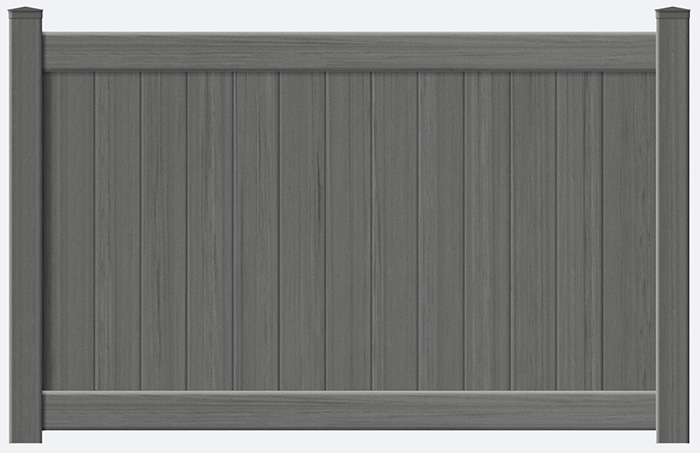 grey okc vinyl fencing