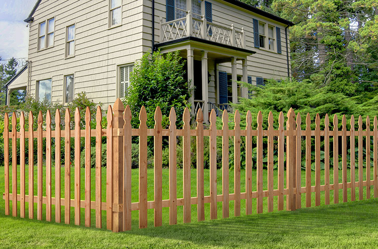 oklahoma city picket wood fence