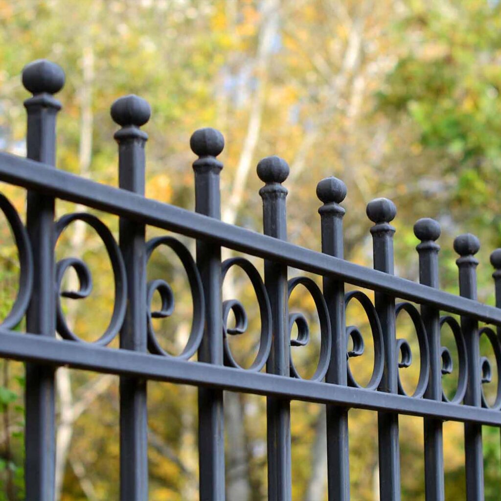 style 2 oklahoma city, ok ornamental iron fence contractor